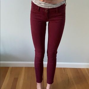 Red/purple Hollister Jeans